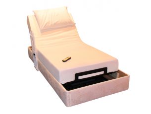 A Remote Control Adjustable Motorised Domestic Bed.